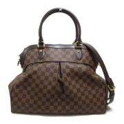 Louis Vuitton Vintage Pre-owned Canvas crossbodyvskor Brown, Dam