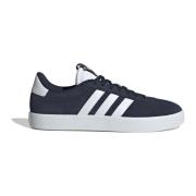 Adidas Svart Vitt Läder Sneakers Black, Herr