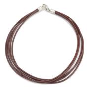 Bvlgari Vintage Pre-owned Laeder halsband Brown, Dam