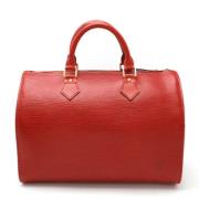 Louis Vuitton Vintage Pre-owned Laeder handvskor Red, Dam