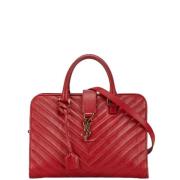 Yves Saint Laurent Vintage Pre-owned Laeder handvskor Red, Dam