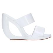 Manolo Blahnik Med Klack Vit White, Dam