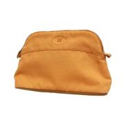 Hermès Vintage Pre-owned Canvas kuvertvskor Orange, Dam