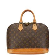 Louis Vuitton Vintage Pre-owned Canvas handvskor Brown, Dam