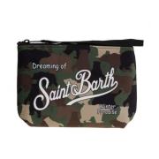 MC2 Saint Barth Neopren clutch med tryck och dragkedja Multicolor, Dam