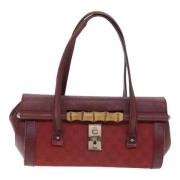 Gucci Vintage Pre-owned Canvas gucci-vskor Red, Dam