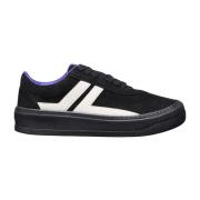 Lanvin Mocka Cash Sneakers med Kontrastpaneler Black, Herr