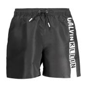 Calvin Klein Svarta Herr Simboxershorts med Slip, Fickor, Elastisk Mid...