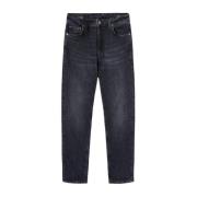 Dondup Svarta jeans med regular fit Black, Dam