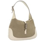 Gucci Vintage Pre-owned Canvas gucci-vskor Beige, Dam