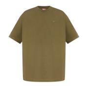 Diesel T-shirt T-Boggy-Megoval-D Green, Herr