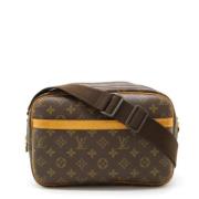 Louis Vuitton Vintage Pre-owned Canvas axelremsvskor Brown, Dam