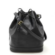 Louis Vuitton Vintage Pre-owned Laeder axelremsvskor Black, Dam