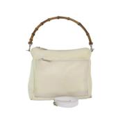 Gucci Vintage Pre-owned Nylon handvskor White, Dam