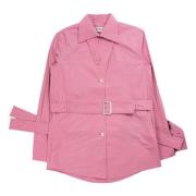 Our Legacy Duchess Pink Trench Skjorta Styling Pink, Dam