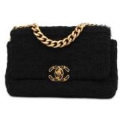 Chanel Vintage Pre-owned Canvas chanel-vskor Black, Dam