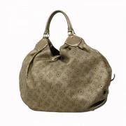 Louis Vuitton Vintage Pre-owned Tyg axelremsvskor Beige, Dam