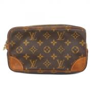 Louis Vuitton Vintage Pre-owned Tyg louis-vuitton-vskor Brown, Herr