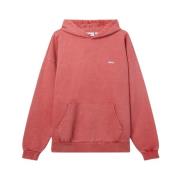 Obey Pigment Hoodie Red, Herr