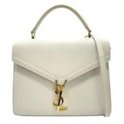 Saint Laurent Vintage Pre-owned Laeder handvskor White, Dam