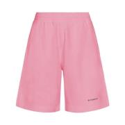 Givenchy Bomull Rosa Elastisk Midja Shorts Pink, Herr