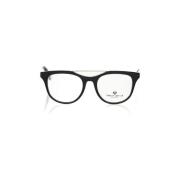 Frankie Morello Geometrisk Wayfarer Glasögon Svart Ram Black, Herr