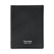 Tom Ford Svarta Plånböcker för Män Black, Herr