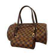 Louis Vuitton Vintage Pre-owned Tyg louis-vuitton-vskor Brown, Dam