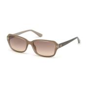 Guess Gradient Brun Lins Solglasögon Beige, Dam