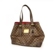 Louis Vuitton Vintage Pre-owned Tyg louis-vuitton-vskor Brown, Dam