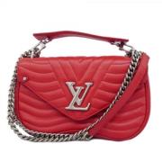 Louis Vuitton Vintage Pre-owned Tyg louis-vuitton-vskor Red, Dam