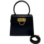 Salvatore Ferragamo Pre-owned Pre-owned Laeder handvskor Black, Dam