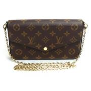 Louis Vuitton Vintage Pre-owned Canvas crossbodyvskor Brown, Dam