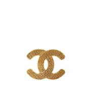 Chanel Vintage Pre-owned Metall chanel-smycken Yellow, Dam