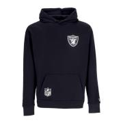 New Era NFL Logo Oversized Hoodie Svart Black, Herr