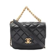 Chanel Vintage Pre-owned Laeder chanel-vskor Black, Dam