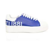 Cerruti 1881 Herr Läder High Top Sneakers Blue, Herr