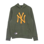 New Era MLB Säsongs Team Logo Hoodie Green, Herr