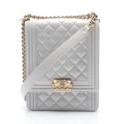 Chanel Vintage Pre-owned Laeder chanel-vskor White, Dam