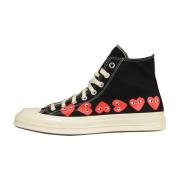 Comme des Garçons Play Hjärta Låg Topp Sneakers Black, Herr