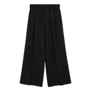 Dries Van Noten Baggy Loose Byxor Black, Herr