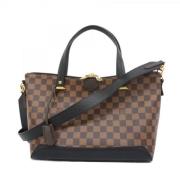 Louis Vuitton Vintage Pre-owned Tyg louis-vuitton-vskor Brown, Dam