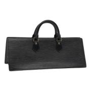 Louis Vuitton Vintage Pre-owned Laeder handvskor Black, Dam