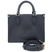 Louis Vuitton Vintage Pre-owned Tyg louis-vuitton-vskor Black, Dam