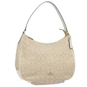 Coach Pre-owned Pre-owned Canvas axelremsvskor Beige, Dam