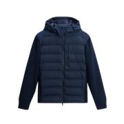 Woolrich Vadderad Hybridjacka med Fjäder Ned Blue, Herr