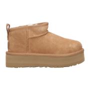 UGG Klassisk Ultra Mini Platform Kamel Skor Brown, Dam