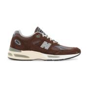 New Balance Mesh & Mocka Sneakers Brown, Herr