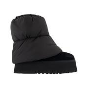 UGG Klassiska Mini Dipper Puffer Ankelboots Black, Dam