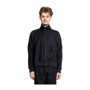 Our Legacy Svart Track Jacket Stilren och Trendig Black, Herr